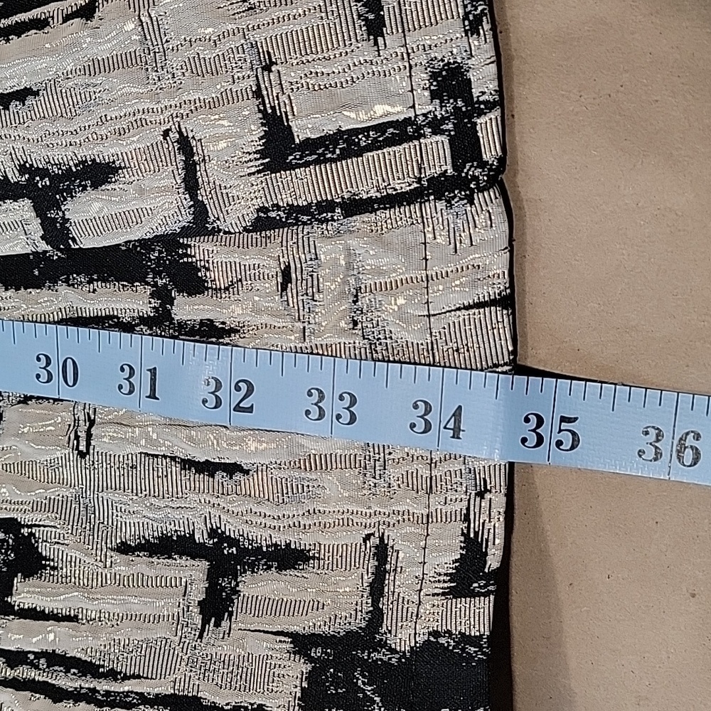 Everleigh Size XS Sleeveless V-Neck Jacquard Fit& Flare Sparkle Dress, EUC - Picture 13 of 15
